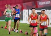 6 August 2021; Natalya Coyle of Ireland during the women's individual laser run at Tokyo Stadium on day 14 during the 2020 Tokyo Summer Olympic Games in Tokyo, Japan. Photo by Stephen McCarthy/Sportsfile