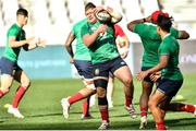 6 August 2021; Tadhg Furlong wins the ball during the British and Irish Lions Captain's Run at Cape Town Stadium in Cape Town, South Africa. Photo by Ashley Vlotman/Sportsfile