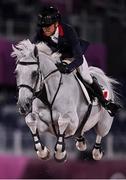 6 August 2021; Simon Delestre of France riding Berlux Z during the jumping team qualifier at the Equestrian Park during the 2020 Tokyo Summer Olympic Games in Tokyo, Japan. Photo by Brendan Moran/Sportsfile