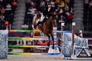 6 August 2021; Bruce Goodin of New Zealand riding Danny V during the jumping team qualifier at the Equestrian Park during the 2020 Tokyo Summer Olympic Games in Tokyo, Japan. Photo by Brendan Moran/Sportsfile