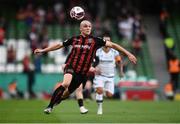 3 August 2021; Georgie Kelly of Bohemians during the UEFA Europa Conference League third qualifying round first leg match between Bohemians and PAOK at Aviva Stadium in Dublin. Photo by Ben McShane/Sportsfile