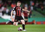 3 August 2021; Ross Tierney of Bohemians during the UEFA Europa Conference League third qualifying round first leg match between Bohemians and PAOK at Aviva Stadium in Dublin. Photo by Ben McShane/Sportsfile