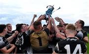 6 August 2021; Sligo players celebrate with the cup after their victory in the Electric Ireland Connacht GAA Minor 2021 Final match between Roscommon and Sligo at Dr Hyde Park in Roscommon. Photo by Piaras Ó Mídheach/Sportsfile