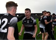 6 August 2021; Stephen Rogan of Sligo celebrates after his side's victory in the Electric Ireland Connacht GAA Minor 2021 Final match between Roscommon and Sligo at Dr Hyde Park in Roscommon. Photo by Piaras Ó Mídheach/Sportsfile