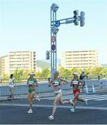 7 August 2021; Aoife Cooke of Ireland in action at the Horohira Bridge during the women's marathon at Sapporo Odori Park on day 15 during the 2020 Tokyo Summer Olympic Games in Sapporo, Japan. Photo by Ramsey Cardy/Sportsfile
