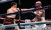 6 August 2021; Michael Conlan, left, and TJ Doheny during their WBA interim world featherweight title bout at Falls Park in Belfast. Photo by David Fitzgerald/Sportsfile