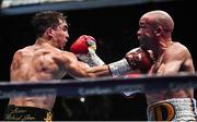 6 August 2021; Michael Conlan, left, and TJ Doheny during their WBA interim world featherweight title bout at Falls Park in Belfast. Photo by David Fitzgerald/Sportsfile