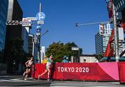 7 August 2021; Fionnuala McCormack of Ireland, right, and Jess Piasecki of Great Britain in action during the women's marathon at Sapporo Odori Park on day 15 during the 2020 Tokyo Summer Olympic Games in Sapporo, Japan. Photo by Ramsey Cardy/Sportsfile