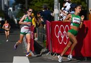 7 August 2021; Fionnuala McCormack of Ireland in action during the women's marathon at Sapporo Odori Park on day 15 during the 2020 Tokyo Summer Olympic Games in Sapporo, Japan. Photo by Ramsey Cardy/Sportsfile