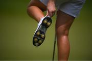 7 August 2021; Stephanie Meadow of Ireland adjusts her footwear during round four of the women's individual stroke play at the Kasumigaseki Country Club during the 2020 Tokyo Summer Olympic Games in Kawagoe, Saitama, Japan. Photo by Stephen McCarthy/Sportsfile