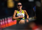 7 August 2021; Sinead Diver of Australia on her way to finishing in tenth place in the women's marathon at Sapporo Odori Park on day 15 during the 2020 Tokyo Summer Olympic Games in Sapporo, Japan.  Photo by Ramsey Cardy/Sportsfile