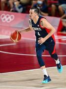 7 August 2021; Thomas Heurtel of France during the men's gold medal match between the USA and France at the Saitama Super Arena during the 2020 Tokyo Summer Olympic Games in Tokyo, Japan. Photo by Brendan Moran/Sportsfile