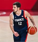 7 August 2021; Nando de Colo of France during the men's gold medal match between the USA and France at the Saitama Super Arena during the 2020 Tokyo Summer Olympic Games in Tokyo, Japan. Photo by Brendan Moran/Sportsfile
