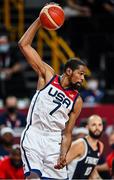 7 August 2021; Kevin Durant of USA during the men's gold medal match between the USA and France at the Saitama Super Arena during the 2020 Tokyo Summer Olympic Games in Tokyo, Japan. Photo by Brendan Moran/Sportsfile