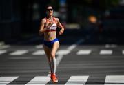 7 August 2021; Jill Holterman of Netherlands on her way to finishing 63rd in the women's marathon at Sapporo Odori Park on day 15 during the 2020 Tokyo Summer Olympic Games in Sapporo, Japan. Photo by Ramsey Cardy/Sportsfile