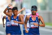 6 August 2021; Luis Angel Sanchez of Guatemala in action during the men's 50 kilometre walk final at Sapporo Odori Park on day 14 during the 2020 Tokyo Summer Olympic Games in Sapporo, Japan. Photo by Ramsey Cardy/Sportsfile