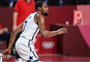 7 August 2021; Kevin Durant of USA during the men's gold medal match between the USA and France at the Saitama Super Arena during the 2020 Tokyo Summer Olympic Games in Tokyo, Japan. Photo by Brendan Moran/Sportsfile