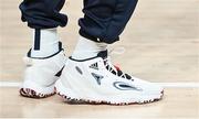 7 August 2021; Basketball shoes worn be a member of the USA team before the men's gold medal match between the USA and France at the Saitama Super Arena during the 2020 Tokyo Summer Olympic Games in Tokyo, Japan. Photo by Brendan Moran/Sportsfile