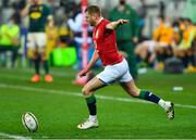 7 August 2021; Finn Russell of British and Irish Lions kicks a conversion during the third test of the British and Irish Lions tour match between South Africa and British and Irish Lions at Cape Town Stadium in Cape Town, South Africa. Photo by Ashley Vlotman/Sportsfile