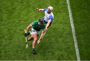 7 August 2021; Darragh O’Donovan of Limerick in action against Jack Fagan of Waterford during the GAA Hurling All-Ireland Senior Championship semi-final match between Limerick and Waterford at Croke Park in Dublin. Photo by Daire Brennan/Sportsfile