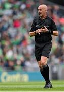7 August 2021; Referee John Keenan during the GAA Hurling All-Ireland Senior Championship semi-final match between Limerick and Waterford at Croke Park in Dublin. Photo by Piaras Ó Mídheach/Sportsfile