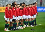7 August 2021; The British and Irish Lions team before the third test of the British and Irish Lions tour match between South Africa and British and Irish Lions at Cape Town Stadium in Cape Town, South Africa. Photo by Ashley Vlotman/Sportsfile