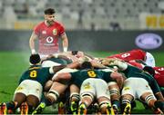 7 August 2021; Ali Price of British and Irish Lions awaits the ball from a scrum during the third test of the British and Irish Lions tour match between South Africa and British and Irish Lions at Cape Town Stadium in Cape Town, South Africa. Photo by Ashley Vlotman/Sportsfile