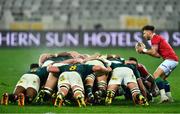 7 August 2021; Ali Price of British and Irish Lions feeds a scrum during the third test of the British and Irish Lions tour match between South Africa and British and Irish Lions at Cape Town Stadium in Cape Town, South Africa. Photo by Ashley Vlotman/Sportsfile