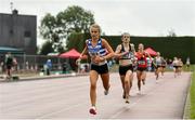 7 August 2021; Kirsti Charlotte Foster of Willowfield Temperance Harriers, Belfast, on her way to winning the Girl's U17 800m during day two of the Irish Life Health National Juvenile Track & Field Championships at Tullamore Harriers Stadium in Tullamore, Offaly. Photo by Sam Barnes/Sportsfile