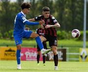 7 August 2021; Dawson Devoy of Bohemians in action against Phoenix Patterson of Waterford during the SSE Airtricity League Premier Division between Waterford and Bohemians at RSC in Waterford. Photo by Matt Browne/Sportsfile