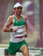8 August 2021; Kevin Seaward of Ireland in action during the men's marathon at Sapporo Odori Park on day 16 during the 2020 Tokyo Summer Olympic Games in Sapporo, Japan. Photo by Ramsey Cardy/Sportsfile
