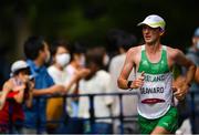 8 August 2021; Kevin Seaward of Ireland in action during the men's marathon at Hokkaido University on day 16 during the 2020 Tokyo Summer Olympic Games in Sapporo, Japan. Photo by Ramsey Cardy/Sportsfile
