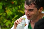 8 August 2021; Paul Pollock of Ireland after finishing in 71st place in the men's marathon at Sapporo Odori Park on day 16 during the 2020 Tokyo Summer Olympic Games in Sapporo, Japan. Photo by Ramsey Cardy/Sportsfile