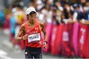 8 August 2021; Suguru Osako of Japan during the men's marathon at Sapporo Odori Park on day 16 during the 2020 Tokyo Summer Olympic Games in Sapporo, Japan. Photo by Ramsey Cardy/Sportsfile