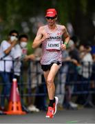 8 August 2021; Cameron Levins of Canada during the men's marathon at Sapporo Odori Park on day 16 during the 2020 Tokyo Summer Olympic Games in Sapporo, Japan. Photo by Ramsey Cardy/Sportsfile