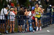8 August 2021; Brett Robinson of Australia during the men's marathon at Sapporo Odori Park on day 16 during the 2020 Tokyo Summer Olympic Games in Sapporo, Japan. Photo by Ramsey Cardy/Sportsfile