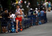 8 August 2021; Marcin Chabowski of Poland during the men's marathon at Sapporo Odori Park on day 16 during the 2020 Tokyo Summer Olympic Games in Sapporo, Japan. Photo by Ramsey Cardy/Sportsfile