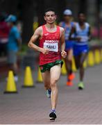 8 August 2021; Hamza Sahli of Morocco during the men's marathon at Sapporo Odori Park on day 16 during the 2020 Tokyo Summer Olympic Games in Sapporo, Japan. Photo by Ramsey Cardy/Sportsfile