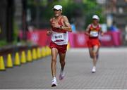 8 August 2021; Daniel Mateo of Spain during the men's marathon at Sapporo Odori Park on day 16 during the 2020 Tokyo Summer Olympic Games in Sapporo, Japan. Photo by Ramsey Cardy/Sportsfile