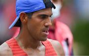 8 August 2021; Jorge Castel Blanco of Paraguay during the men's marathon at Sapporo Odori Park on day 16 during the 2020 Tokyo Summer Olympic Games in Sapporo, Japan. Photo by Ramsey Cardy/Sportsfile