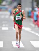 8 August 2021; Jesus Arturo Esparza of Mexico during the men's marathon at Sapporo Odori Park on day 16 during the 2020 Tokyo Summer Olympic Games in Sapporo, Japan. Photo by Ramsey Cardy/Sportsfile