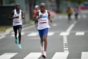 8 August 2021; Abdi Abdirahman of USA during the men's marathon at Sapporo Odori Park on day 16 during the 2020 Tokyo Summer Olympic Games in Sapporo, Japan. Photo by Ramsey Cardy/Sportsfile