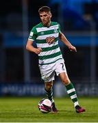 5 August 2021; Dylan Watts of Shamrock Rovers during the UEFA Europa Conference League third qualifying round first leg match between Shamrock Rovers and Teuta at Tallaght Stadium in Dublin. Photo by Eóin Noonan/Sportsfile