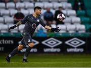 5 August 2021; Teuta goalkeeper Stivi Frasheri during the UEFA Europa Conference League third qualifying round first leg match between Shamrock Rovers and Teuta at Tallaght Stadium in Dublin. Photo by Eóin Noonan/Sportsfile