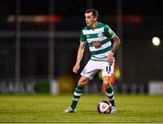 5 August 2021; Sean Kavanagh of Shamrock Rovers during the UEFA Europa Conference League third qualifying round first leg match between Shamrock Rovers and Teuta at Tallaght Stadium in Dublin. Photo by Eóin Noonan/Sportsfile