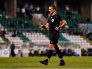 5 August 2021; Referee Kai Erik Steen during the UEFA Europa Conference League third qualifying round first leg match between Shamrock Rovers and Teuta at Tallaght Stadium in Dublin. Photo by Eóin Noonan/Sportsfile
