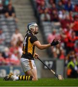 8 August 2021; TJ Reid of Kilkenny appeals to referee Fergal Horgan during the GAA Hurling All-Ireland Senior Championship semi-final match between Kilkenny and Cork at Croke Park in Dublin. Photo by David Fitzgerald/Sportsfile