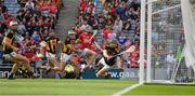 8 August 2021; Jack O'Connor of Cork shoots past Kilkenny goalkeeper Eoin Murphy to score a goal in the 10th minute of extra time during the GAA Hurling All-Ireland Senior Championship semi-final match between Kilkenny and Cork at Croke Park in Dublin. Photo by Ray McManus/Sportsfile
