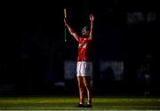 8 August 2021; Séamus Harnedy of Cork celebrates at the final whistle following during the GAA Hurling All-Ireland Senior Championship semi-final match between Kilkenny and Cork at Croke Park in Dublin. Photo by David Fitzgerald/Sportsfile