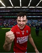 8 August 2021; Mark Coleman of Cork celebrates following the GAA Hurling All-Ireland Senior Championship semi-final match between Kilkenny and Cork at Croke Park in Dublin. Photo by David Fitzgerald/Sportsfile